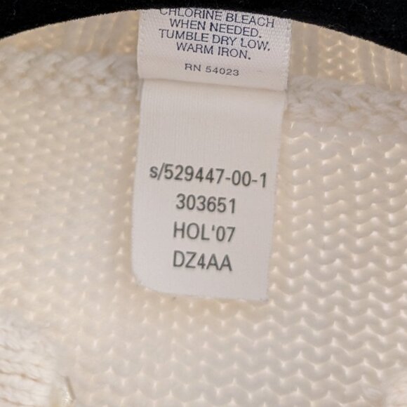 2/$20 💚 babyGap Holiday 2007 Reindeer Fair Isle Zip Sweater | 6-12M - Picture 7 of 7